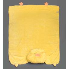 Мягкая игрушка одеяло-зверюшка ''Утенок Кряка''  25154 - 125 см