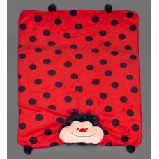 Мягкая игрушка одеяло-зверюшка ''Божья Коровка'' 25155 - 125 см