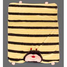 Мягкая игрушка одеяло-зверюшка ''Пчелка'' 25157 - 125 см