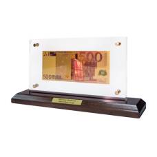 Банкнота на подставке 500 EUR (евро)
