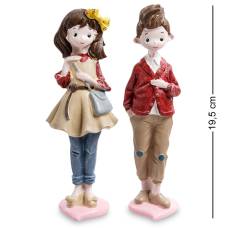 Фигурки ''Парочка в бардовом''  MN-103