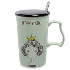 Кружка RSLe ceramics ''Счастливая девчонка'' MUG-106/1 