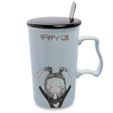 Кружка RSLe ceramics ''Счастливая девчонка'' MUG-106/3 
