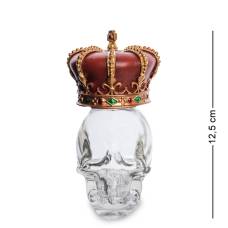 Статуэтка Флакон ''Корона на стеклянном черепе'' WS-1029 Veronese
