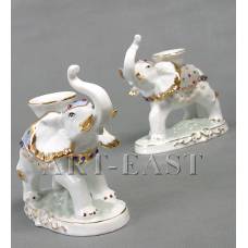 XA- 11 Подсвечник "Слон со стразами" 7,5' 2/асс.