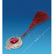 AR-1242 Фігурка срібна ''Гранат'' з коль.кр. (Юніон)