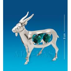 AR- 113/2 Фігурка Символ Года "Коза" посріблений. з цв.кр. (Юніон)