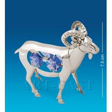 AR- 111/1 Фігурка Символ року "Баранчик" посріблений. з цв.кр. (Юніон)