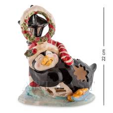 BS-507 Подсвечник "Пингвин в танце на льду" (Pavone)